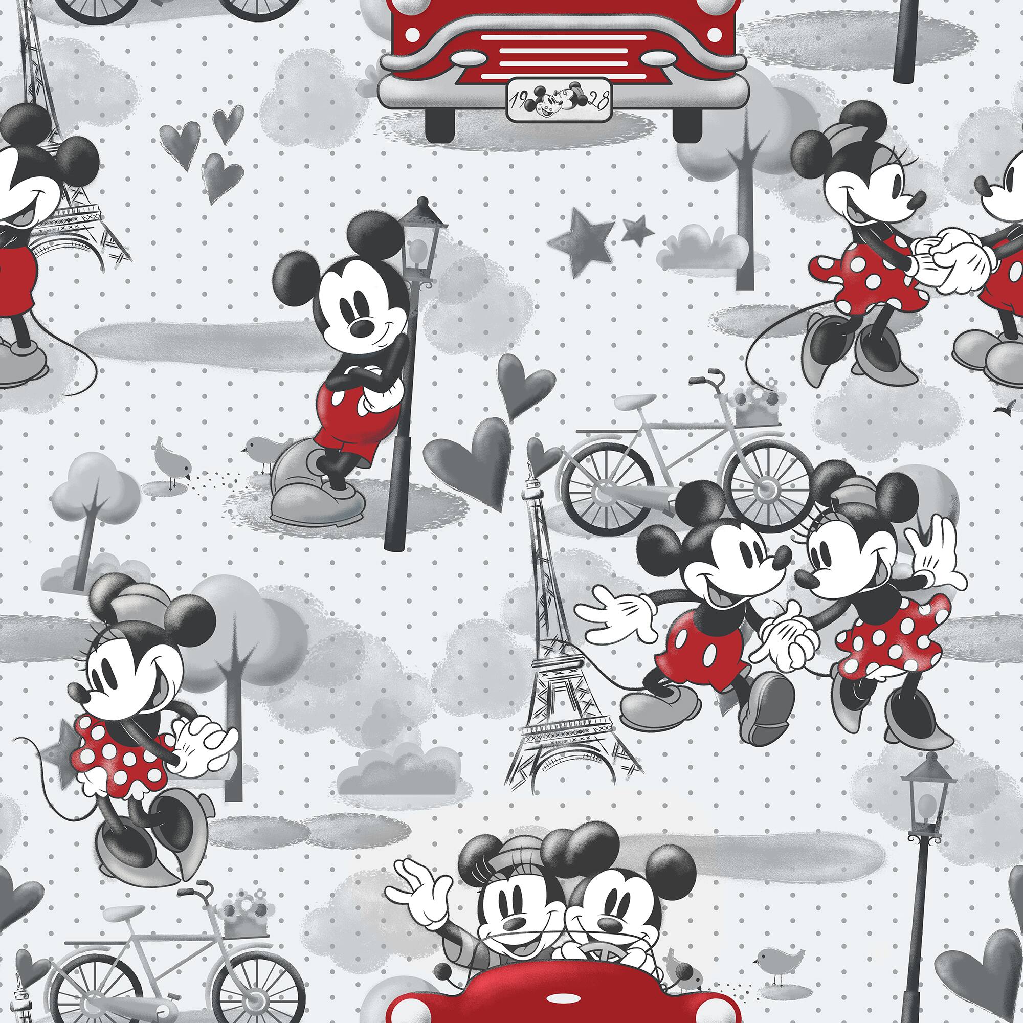 Springs Creative Disney® Mickey & Minnie in Paris Fleece